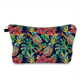 Elegant Pineapple Pattern Waterproof Makeup Bag Organizer
