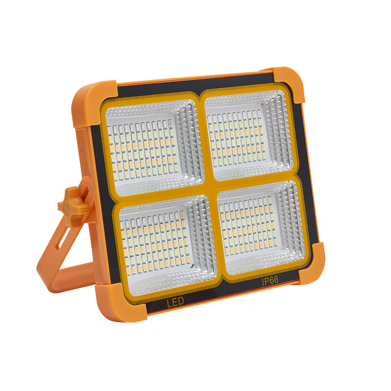 Portable Solar USB Rechargeable Spotlight for Camping