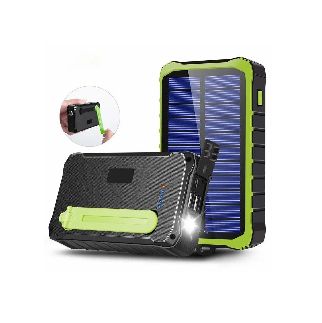 Denver Powerbank  10000mAh Solar Hand Crank  PSO-10012