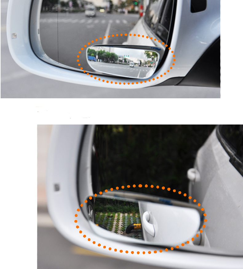 Auxiliary Blind Spot Round Car Rearview Mirror
