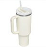 High-Capacity Stainless Steel Car Straw Cup - Portable Design