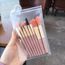 8-Piece Makeup Brush Set for Beginners and Tools