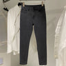 Icy Silk High Waist Straight Leg Stretch Denim Pants