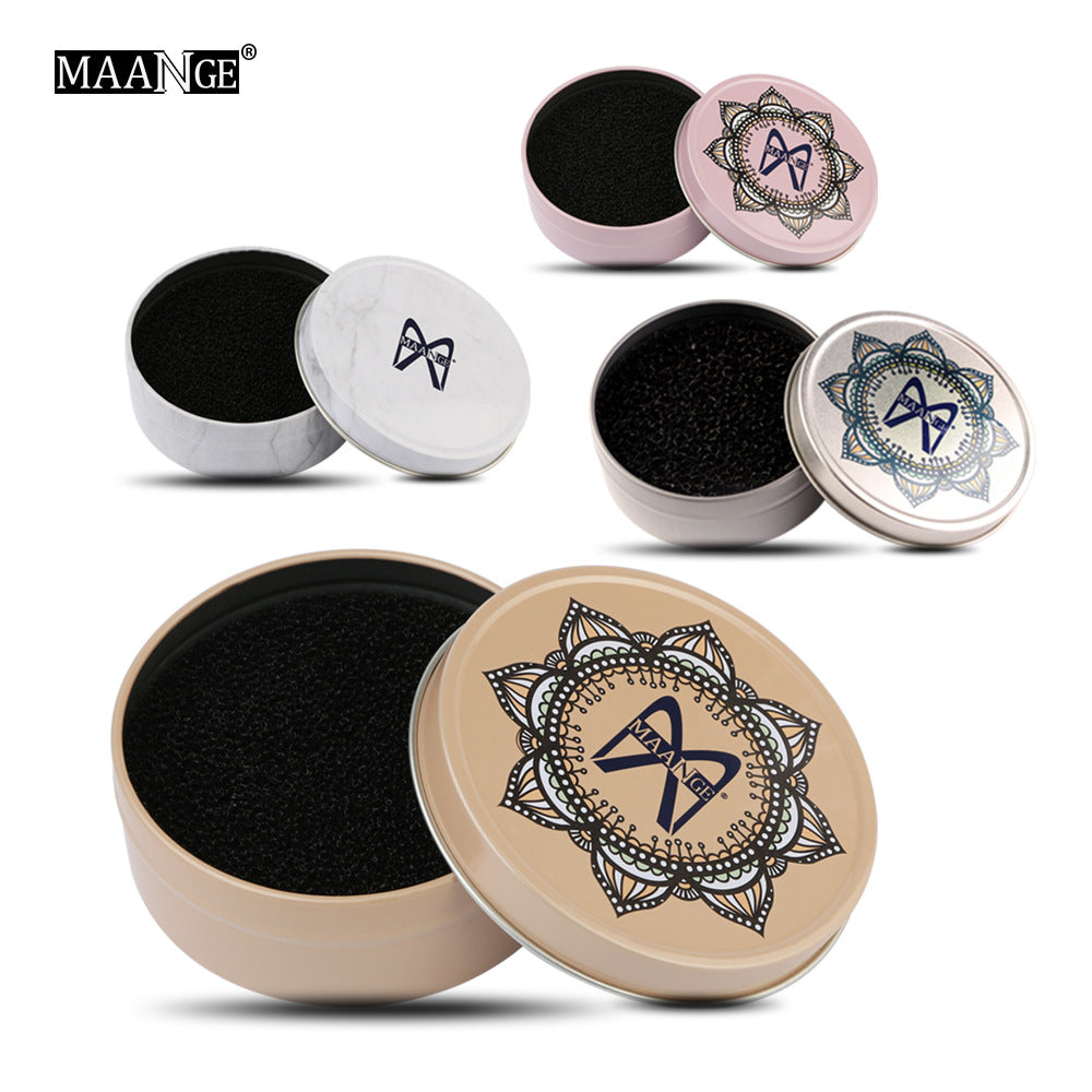 Makeup Brush Cleaning Box with Quick Clean Sponge