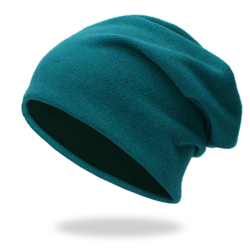Three-Color Women's Knitted Outdoor Hat