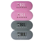 TRU BARBER HAIR GRIPPERS ® 2 COLORS BUNDLE PACK 4 PCS for Men and Women - Salon and Barber Hair Clips for Styling Hair holder Grips (Gray/Pink).
