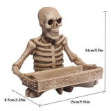 Gothic Resin Skull Tray for Jewelry and Decoration