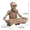 Gothic Resin Skull Tray for Jewelry and Decoration