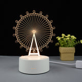 3D LED Jellyfish Night Light for Smart Home Decor
