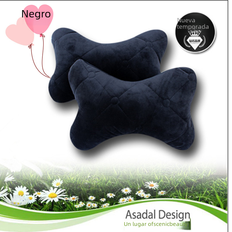 Car Headrest Neck Pillow Winter Plush Side Support