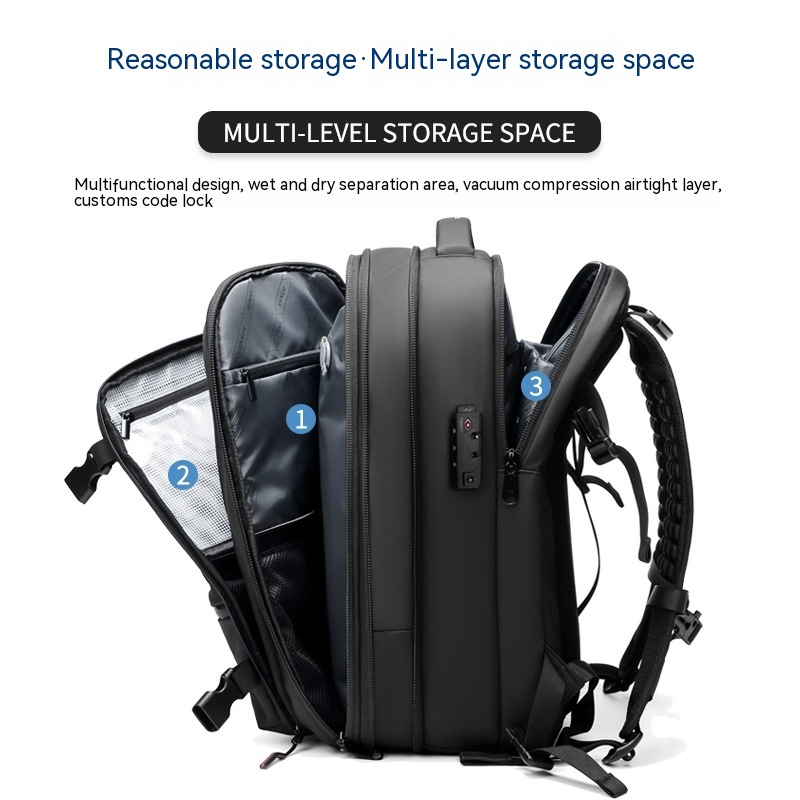Men's Multifunctional Business Travel Backpack