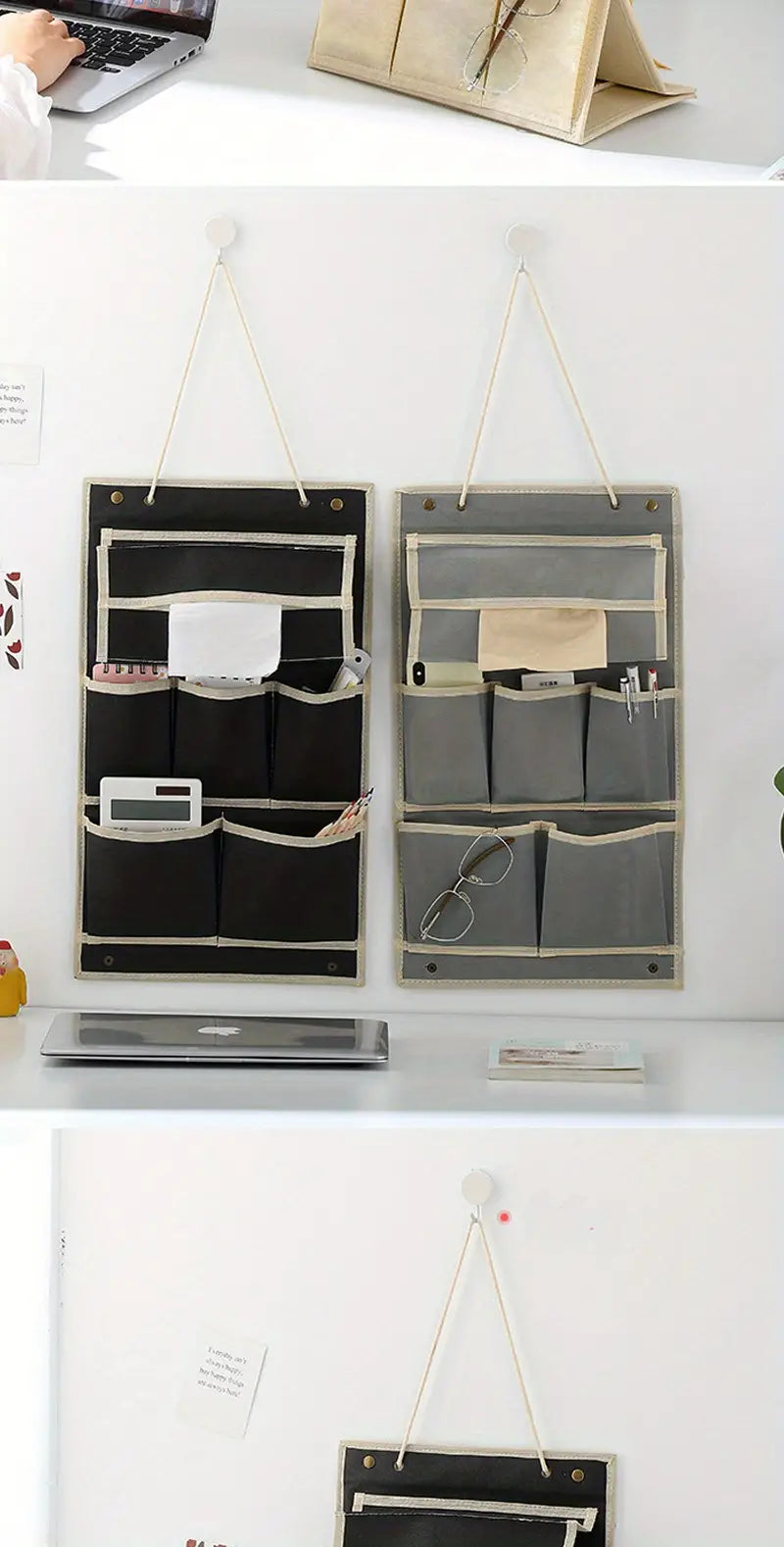 Wall Hanging Storage Organizer for Dormitory Use