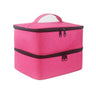 Portable Nail Polish Organizer with Dual Compartments