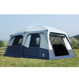 EVER ADVANCED 10 Person Camping Blackout Tent Multi Room Tent for Family Portable Family Cabin Tent for Outdoor Large Tents with Rainfly and Carry Bag 2 Doors Water-Resistant 14ft x 10ft x 84in
