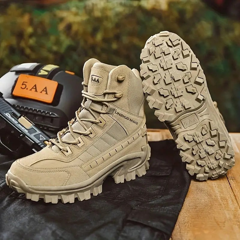 Men's Comfortable Lace-up Hiking Shoes for Outdoor Use