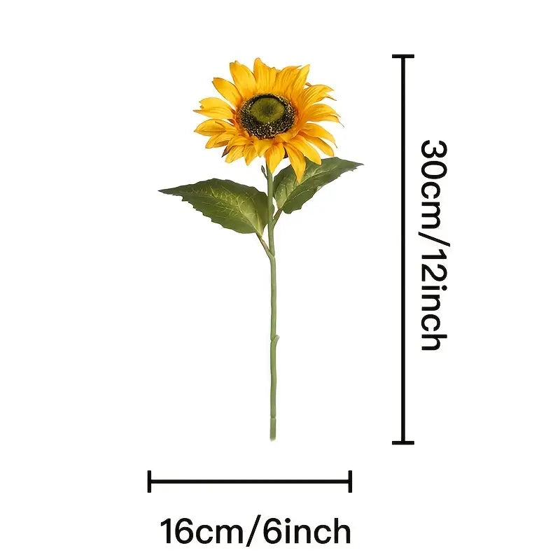 Artificial Sunflower Long Stem for Home and Party Decor