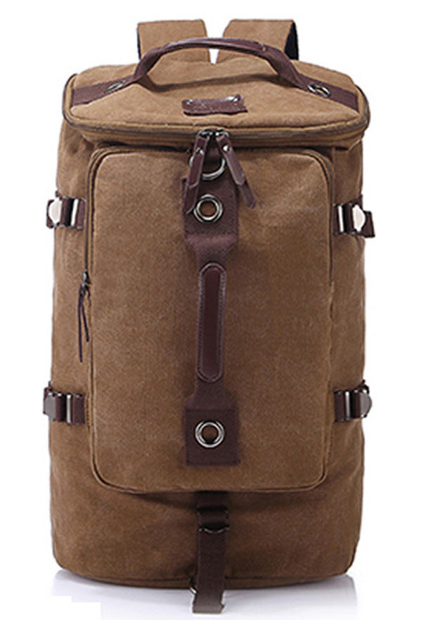 Canvas Backpack for Travel and Hiking - Multi-Function
