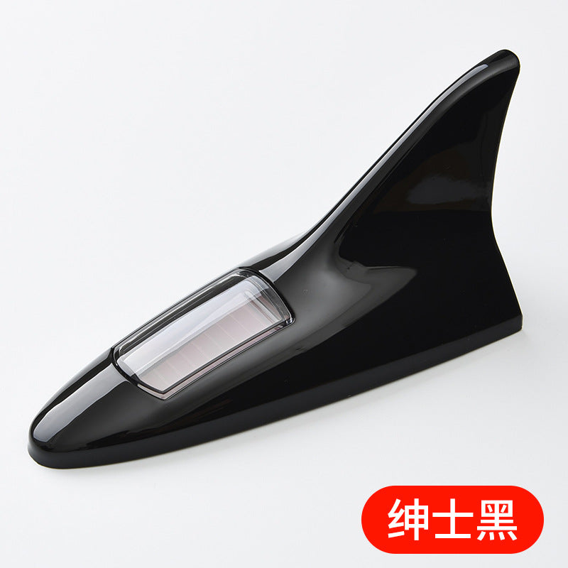 Solar Shark Fin Antenna LED Car Decoration Light