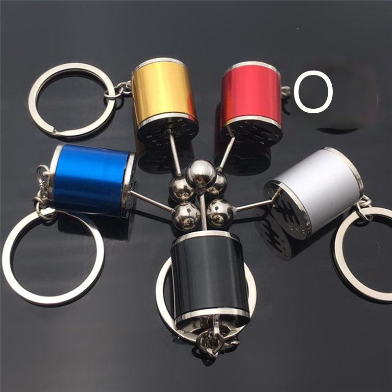 Racing Car Keychain with Brake Disc Design