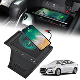 KEWISAUTO Car Wireless Charger for Nissan Sentra S SV SR 2020-2024 Center Console Charging Panel QC PD Fast Phone Charger Pad for 2020 2021 2022 2023 2024 Nissan Sentra S SV SR Accessories