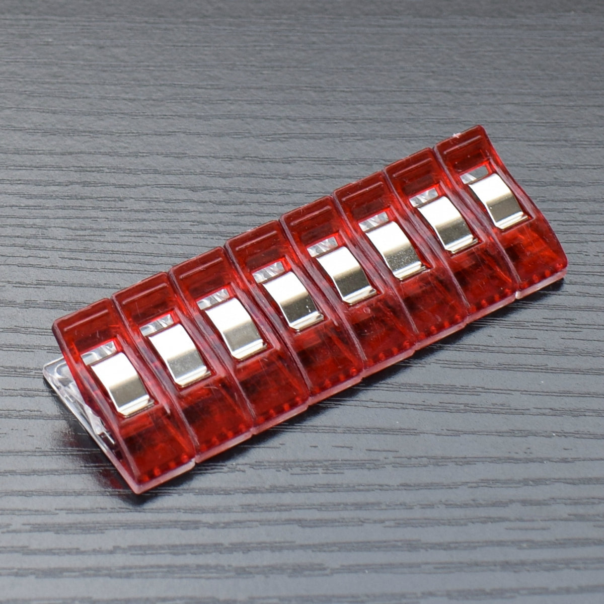 Plastic Sewing Clips - Red Color Fasteners