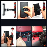 Car Phone Holder with 360° Rotating Backseat Support
