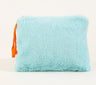 Knot Decor Plush Makeup Bag - Portable Travel Organizer