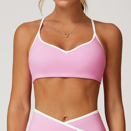 Hollow-Out Yoga Bra