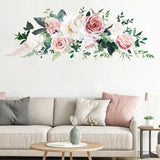 Simple Flower Wall Sticker for Natural Home Decor (1pc)