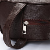 Men's Travel Cosmetic Bag - PU Leather Toiletry Organizer