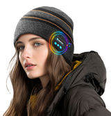 Outdoor Bluetooth Beanie with Knitted Design