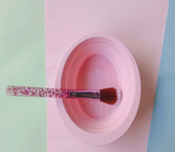 Folding Silicone Makeup Brush Washing Bowl (Single)