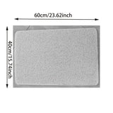 Non-Slip PVC Floor Mat for Home - Solid Color