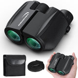 10x25 Compact Binoculars for Adults and Kids - Aurosports HD Binoculars High Powered Easy Focus Binoculars Lightweight with Low Light Vision for Bird Watching Outdoor Hunting Hiking