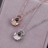 100 Languages Angel Projection Necklace
