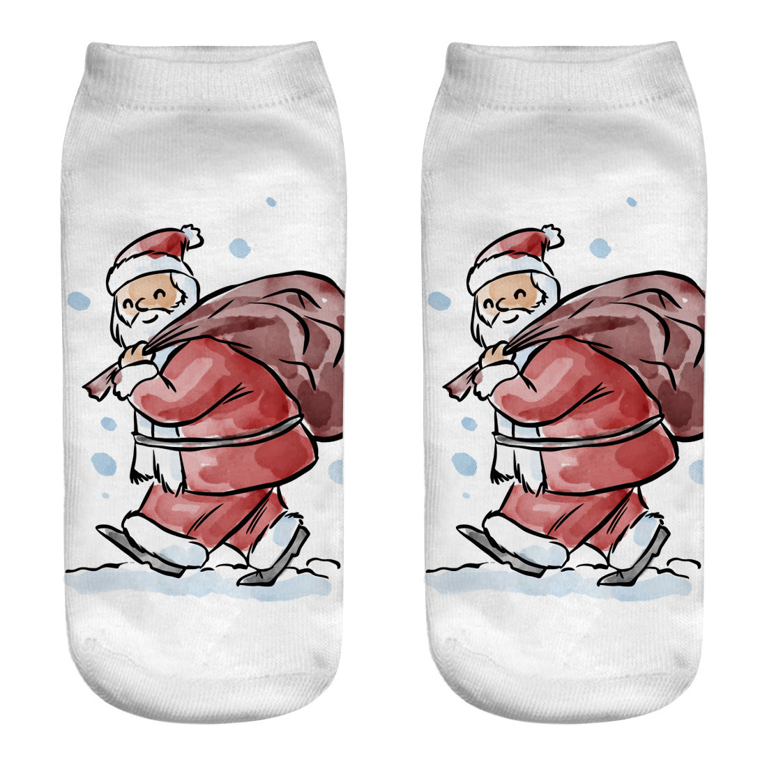 New 3D Printed Christmas Socks for Women