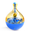 Wobbling Pet Toy and Automatic Food Dispenser Ball