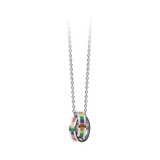 Rainbow Pride Couple Necklace in Titanium Steel