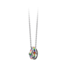 Rainbow Pride Couple Necklace in Titanium Steel