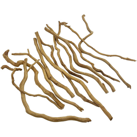 kathson Natural Driftwood for Aquarium Red Moor Driftwood Mix 12-16 Long Driftwood for Decorations 100 g Aquarium Driftwood Assorted Shapes Natural Aquarium Decor Driftwood(100 Grams)