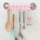 Adjustable Vacuum Hook Organizer for Bathroom Shelves