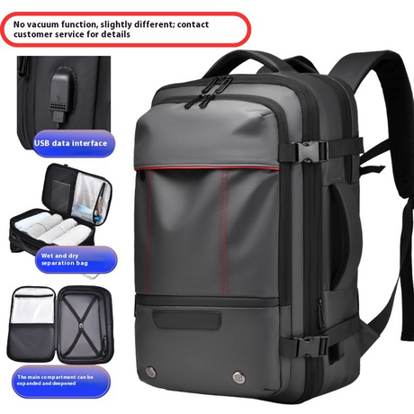 Expandable Vacuum Compression Travel Backpack