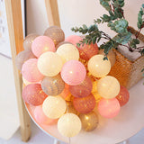 LED Cotton Thread Starry Lantern String Lights