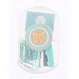 Cute Macaron Mini Stapler Student Stationery Set