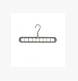 Multi-Functional Nine-Hole Clothes Hanger for Storage
