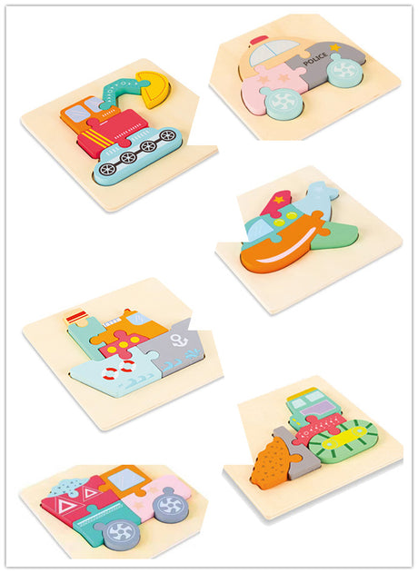 3D Cartoon Animal Puzzle for Kids - Educational Toy
