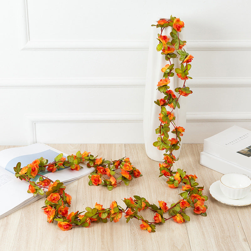 Artificial Pink Rose and Peony Chain for Home Decor