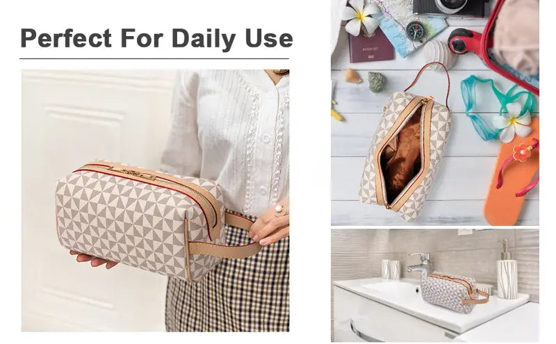 Portable Travel Makeup and Toiletry Organizer Bag