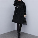 Mid-Length Faux Fur Lamb Hair Coat