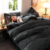 Corduroy Velvet Bedding Set - Atlantic Shopping Mall